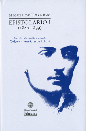 Cubierta de Miguel de Unamuno. Epistolario I (1881-1899)