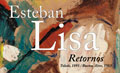 Gráfica de la exposición Esteban Lisa