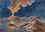 En la imagen ilustración de la "Geografía elemental" de Martín Ferreiro