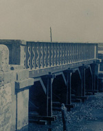 Puente sobre el río Anicoba, Cianotipo, 1920. BNE Imagen actividad