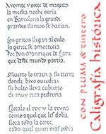 Taller para público general Con pluma y tintero. Sesiones de caligrafía histórica. A través de las obras de R. Menéndez Pidal