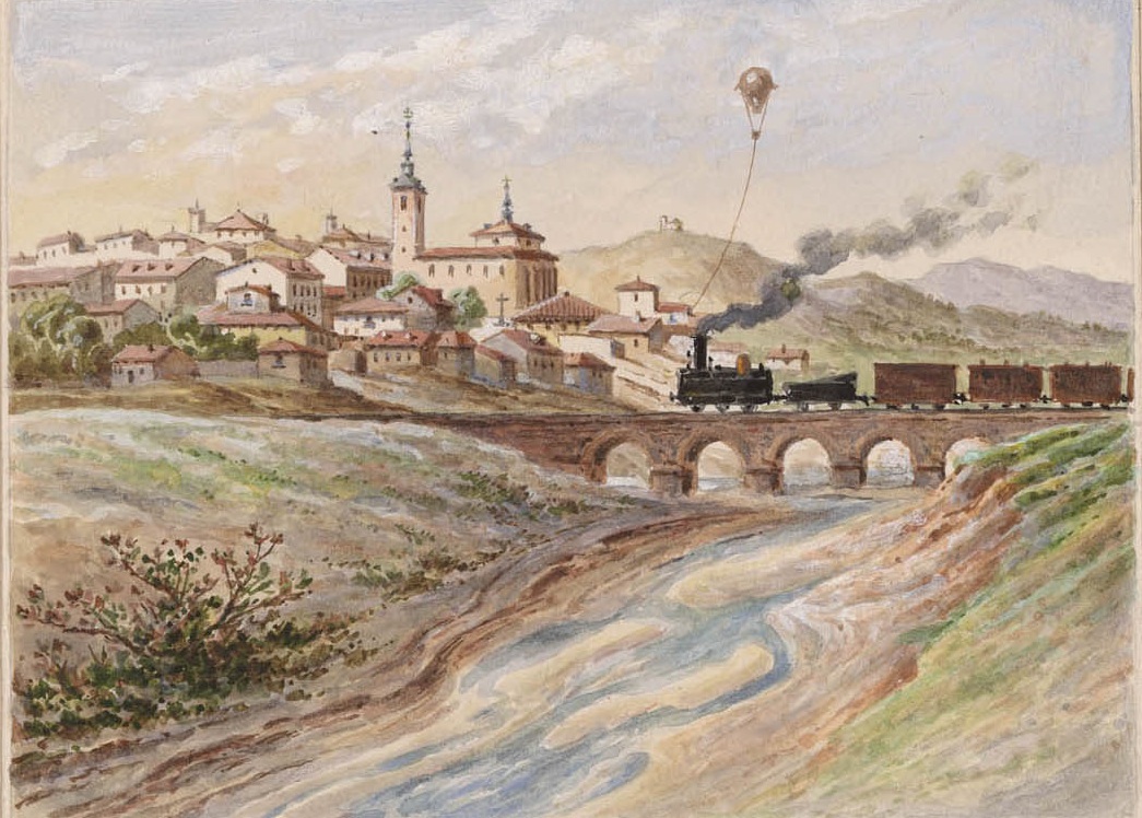 Ilustración de la "Geografía elemental" de Martín Ferreiro