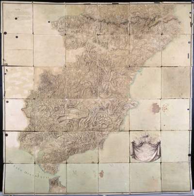 Mapa de Martínez y de la Vega
