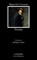Cubierta del libro Poesías, de Miguel de Cervantes