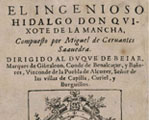 Kixote, 1605