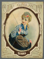 Invitación 1872.El Gavilán. Baile particular de trajes