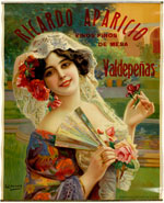 Gaspar Camps Calendario mural. 1910-1920. Ricardo Aparicio. Valdepeñas