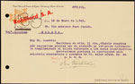 Papel de carta comercial 1941. Fábrica J. Robillard y Cía. Valencia