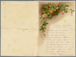 Papel de carta personal. 1900-1910
