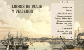 Portada de la guía de libros de viajes y de viajeros