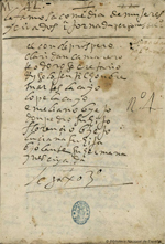Imagen del manuscrito Mujeres y criados : comedia en tres jornadas de Lope de Vega. BNE, MSS/16915