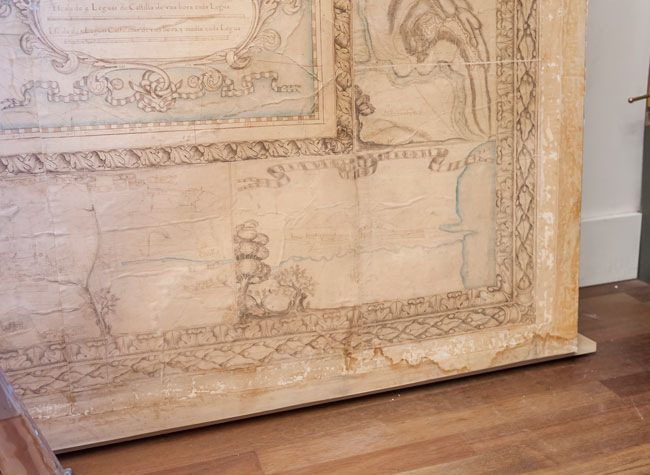 Restauración del mapa de Borsano