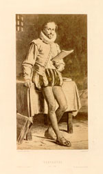 Cervantes: 1547- 1616, Gilmer, París. Fotografía papel de albumina