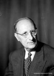 Retrato fotográfico de Jorge Guillén por Lagos