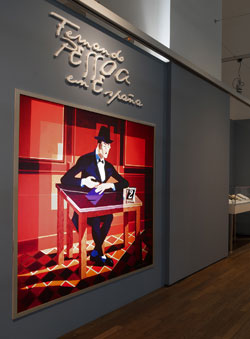 En la imagen sala de exposición