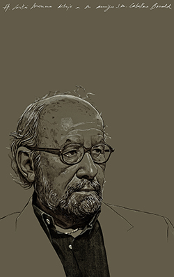 En la imagen retrato de Caballero Bonald