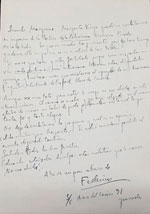 Carta de Federico García Lorca