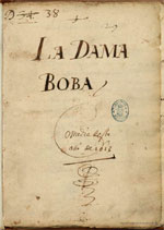 Portada del manuscrito
