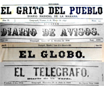 Cabecera de la colección digital de prensa de la Biblioteca Nacional del Ecuador