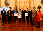 Imagen de la entrega del Premio María Moliner