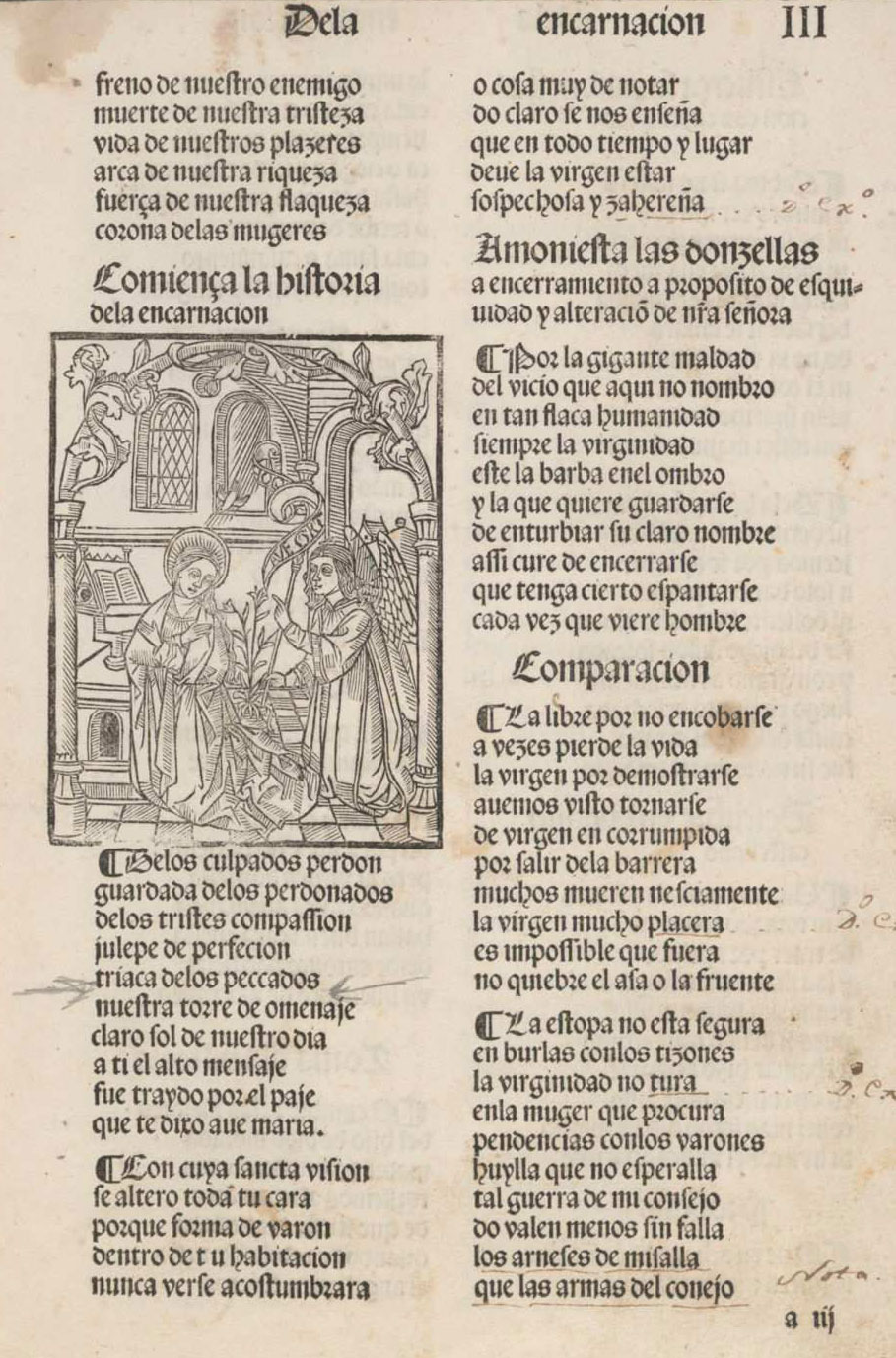 Acceso a la obra Coplas de vita christi, de la cena cÅla passiÅ..., 1492