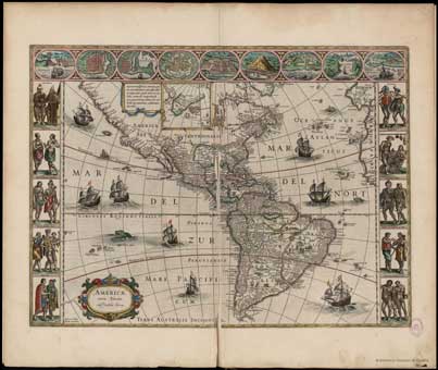 América. Mapas generales. Ca. 1650 
