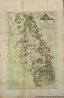 Sinaloa (México). Misiones. Ca. 1760 