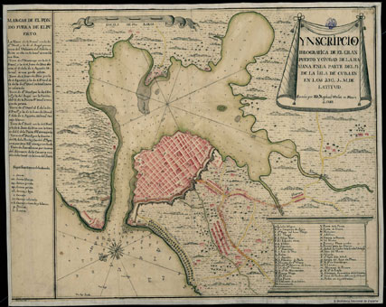 La Habana (Cuba) (Puerto). Cartas náuticas. 1743 