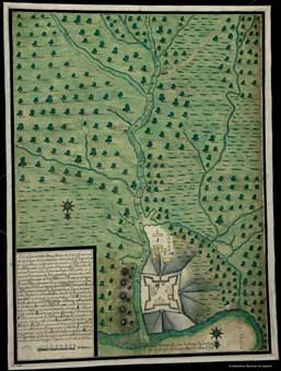 Coatzacoalcos (México) (Río). Fortificaciones. Ca. 1725 
