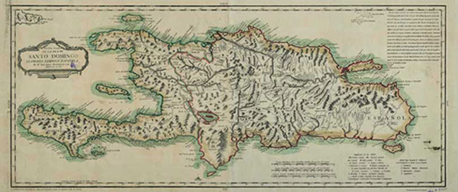 Santo Domingo (Isla). Mapas generales. 1784 