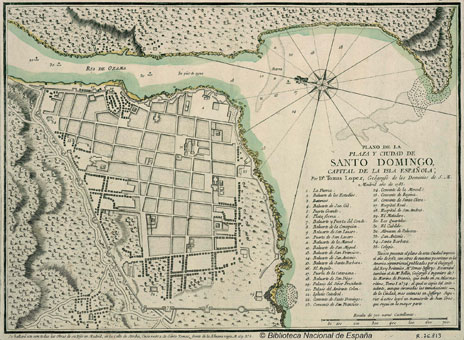 Santo Domingo (República Dominicana). Planos de población. - 1785 