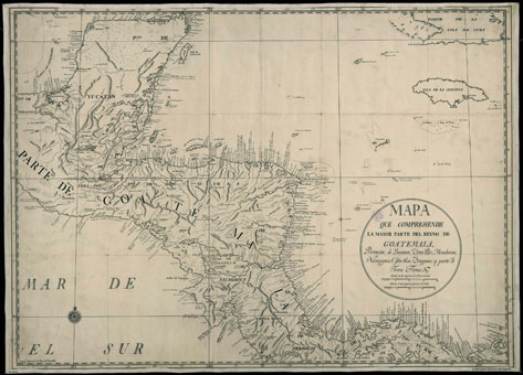Guatemala (Reino). Mapas generales. Ca. 1783 
