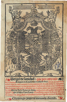 Lobera de Ávila, Luis. Vergel de sanidad... 
