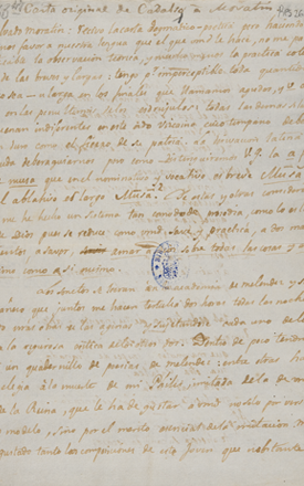 Carta de José Cadalso 