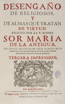 Obras de Sor Maria de la Antigua.