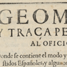 Portada de Geometría y traça de Francisco de Francisco Rocha Burguen