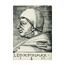 HOPFER, Hieronymus. Retrato de León X, Papa