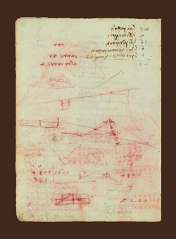 LEONARDO DA VINCI. Códice Madrid II ( f. 3v)