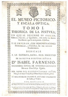 Antonio Palomino de Castro y Velasco. El museo pictorico y escala optica 