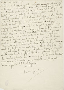 Federico García Lorca. Elegía a María Blanchard, 1932.