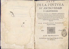 Francisco Pacheco. Arte de la pintura, 1649.