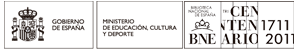 Logotipo conmemorativo del tricentenario de la Biblioteca Nacional de España