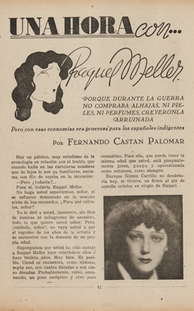 Una hora con Raquel Meller