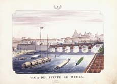 Vista del Puente de Manila. En José Honorato Lozano, Álbum