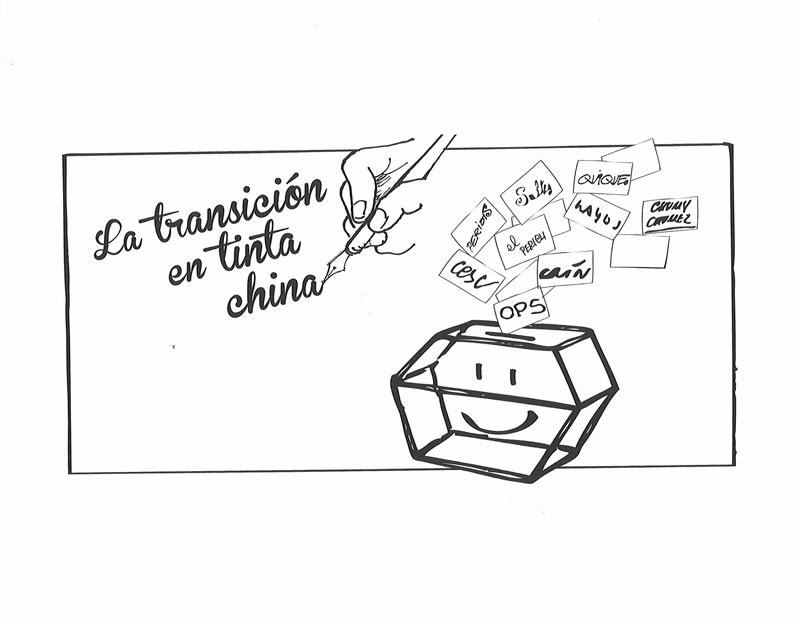 La transición en tinta china
