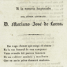 José Zorrilla, “A la memoria del joven literato D. Mariano José de Larra”, Poesías