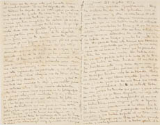 Carta a Josefina Manresa en la que le habla del inicio de la guerra en Madrid, 28 de julio de 1936