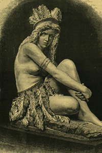 Grabado América antes de la conquista