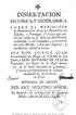 Portada de Dissertacion historica