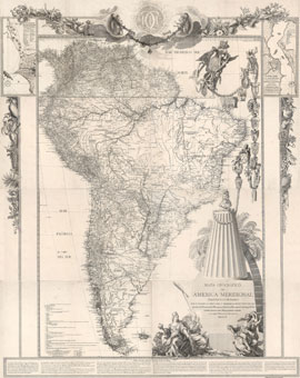 América del Sur. Mapas generales. 1775 
